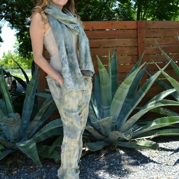 Etoile Isabel Marant Linen Pants Camo Loose M - Picture 1 of 10